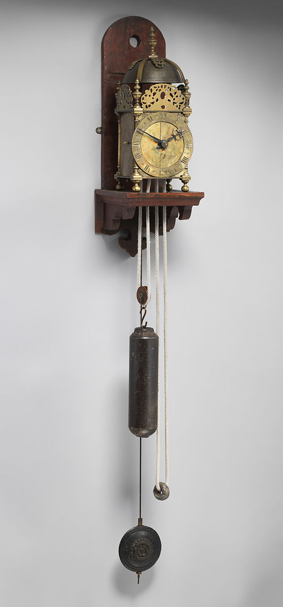Lantern clock, Clockmaker: Joseph Knibb (British, 1640–1711), Brass, British, London