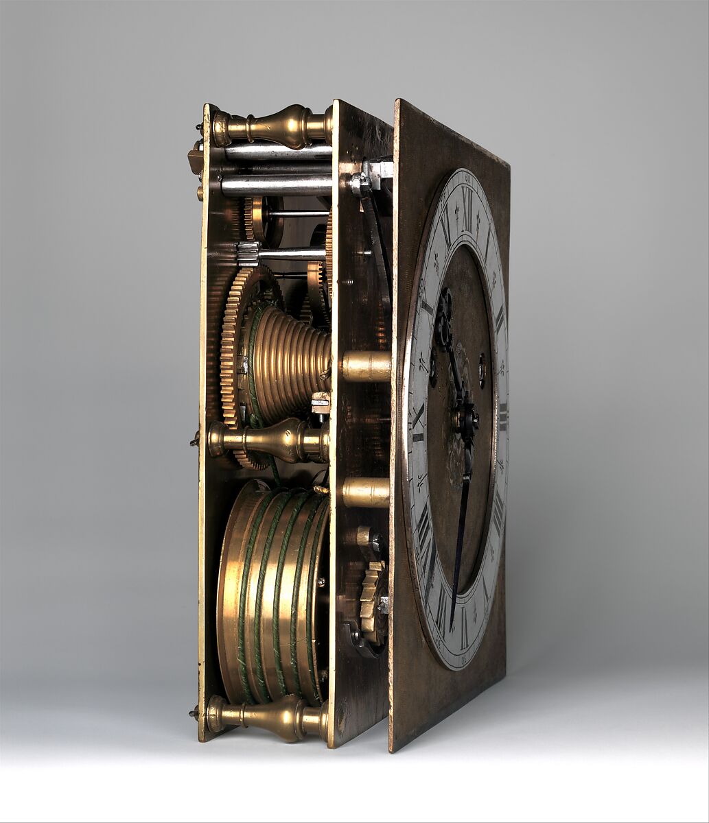 Table or bracket clock, Clockmaker: Edward East (British, 1602–1697), Case: ebonized fruitwood and rosewood with ebony moldings; Dial: gilded brass and silver; Movement: brass and steel, British, London