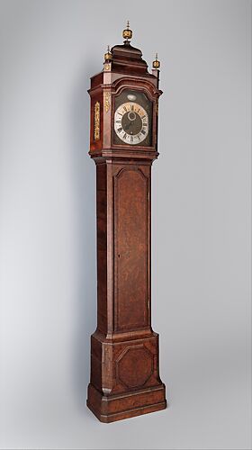 Longcase clock with calendar