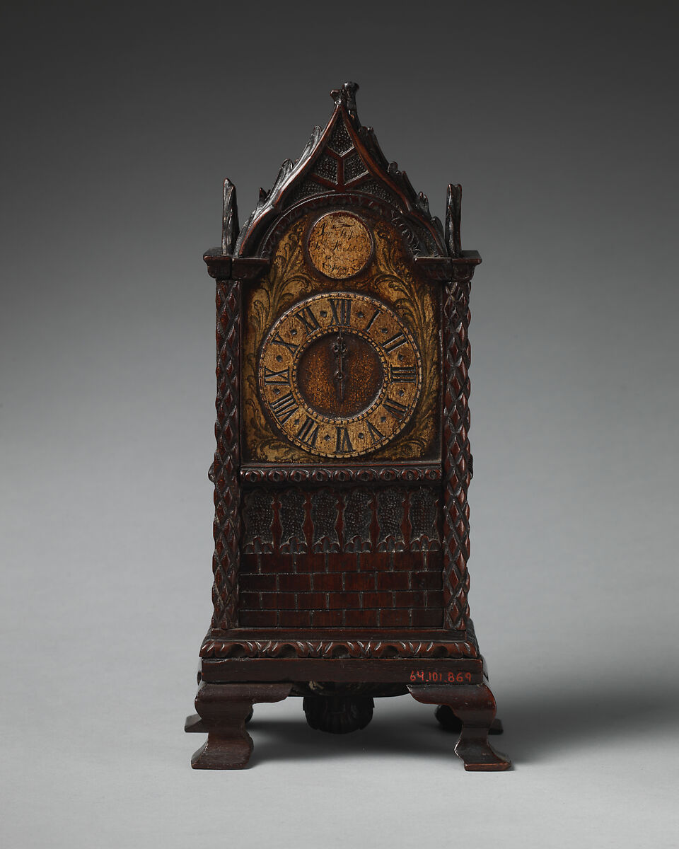 Bracket clock, Clockmaker: John Fordham (British, active Coggeshall), Mahogany, British, Coggeshall