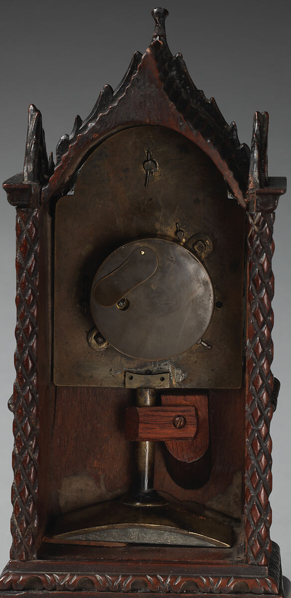 Bracket clock, Clockmaker: John Fordham (British, active Coggeshall), Mahogany, British, Coggeshall