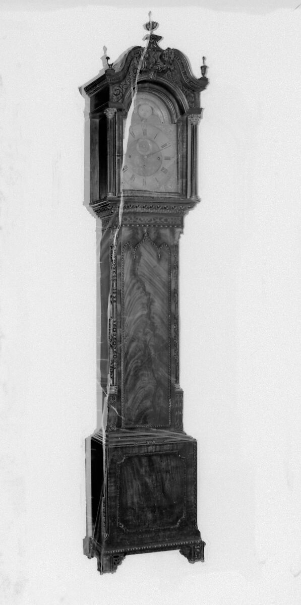 Longcase clock, Clockmaker: Nathaniel Brown, Mahogany, British, Manchester 