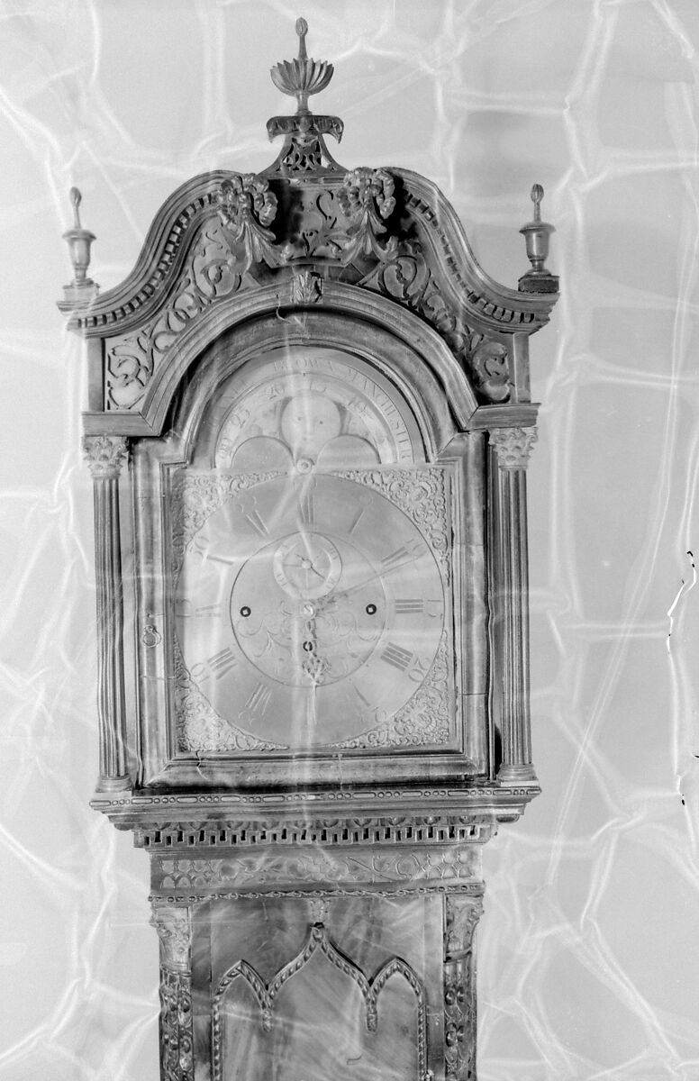 Longcase clock, Clockmaker: Nathaniel Brown, Mahogany, British, Manchester