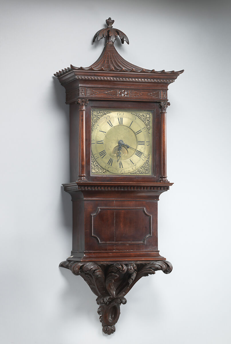Wall clock, Clockmaker: John Jones, Mahogany, British