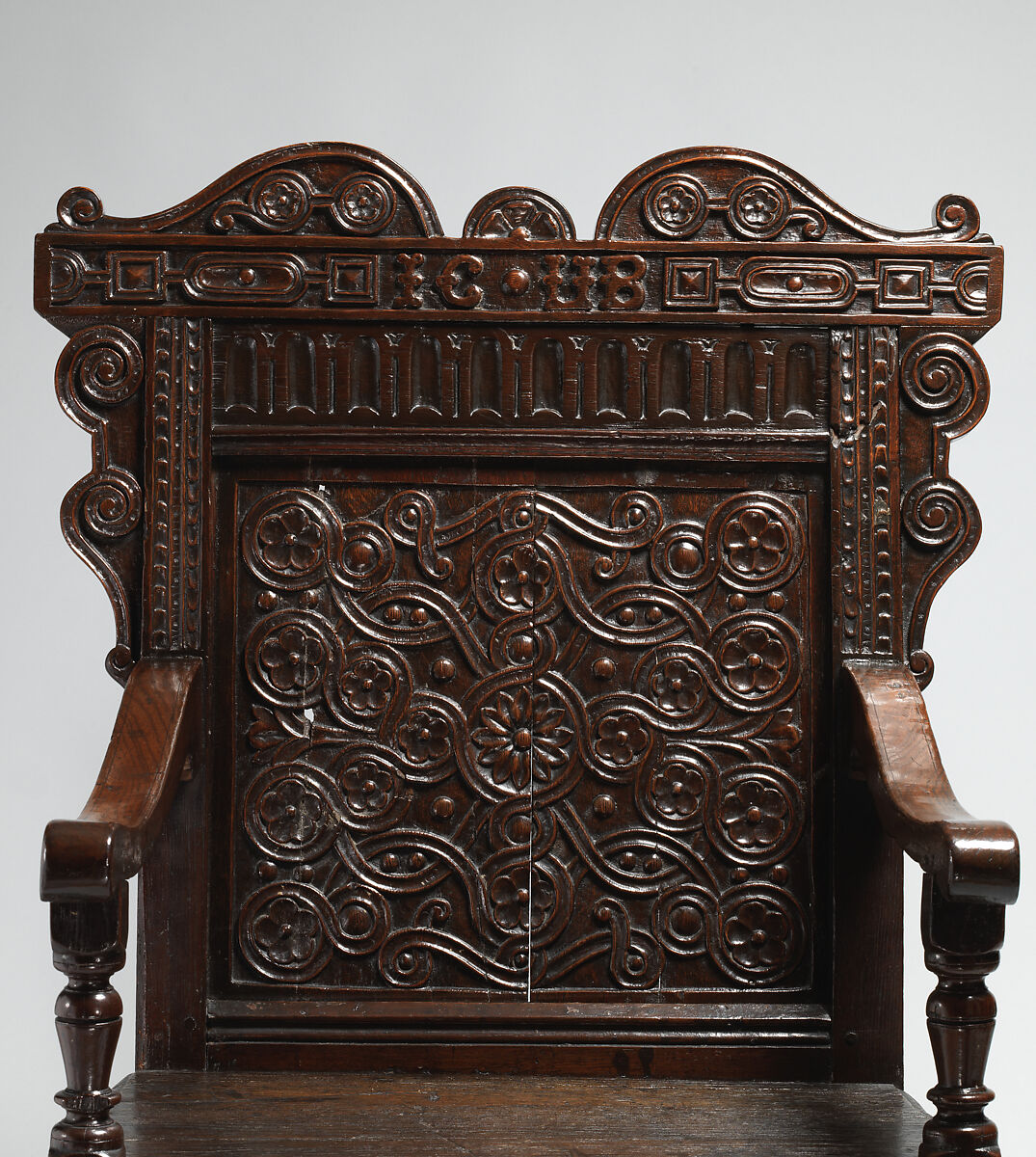 Armchair, Oak, British