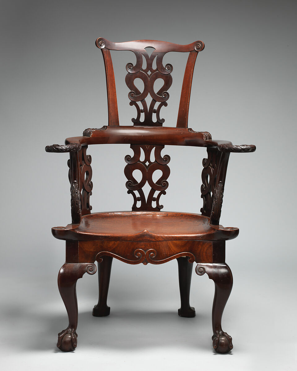 Armchair, Mahogany, British