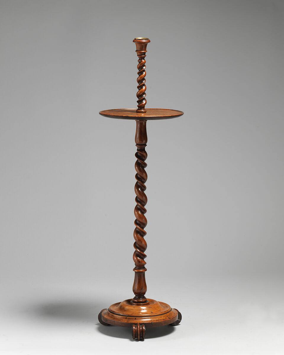 Candlestand, Walnut, British 