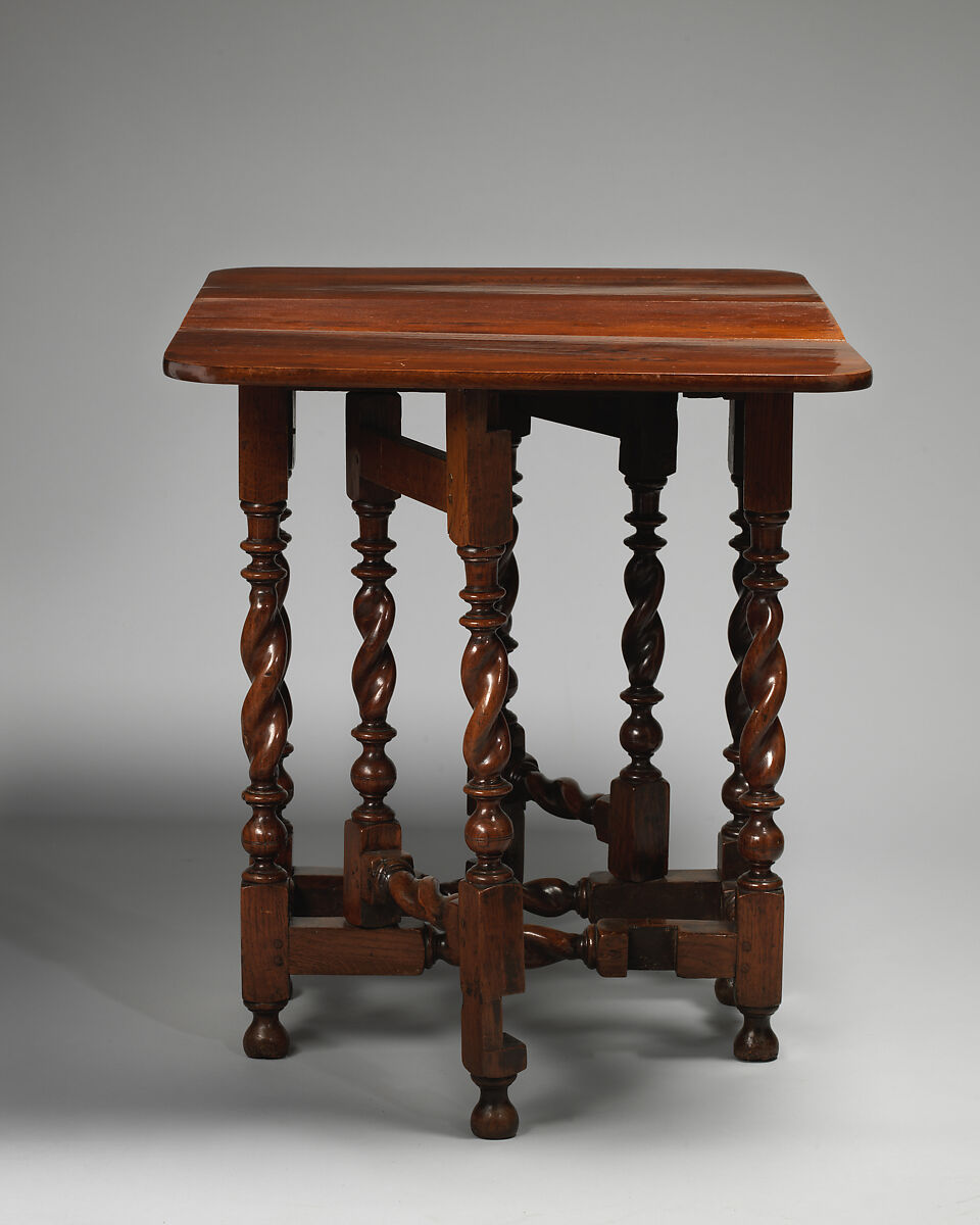 Gateleg table, Yew, British