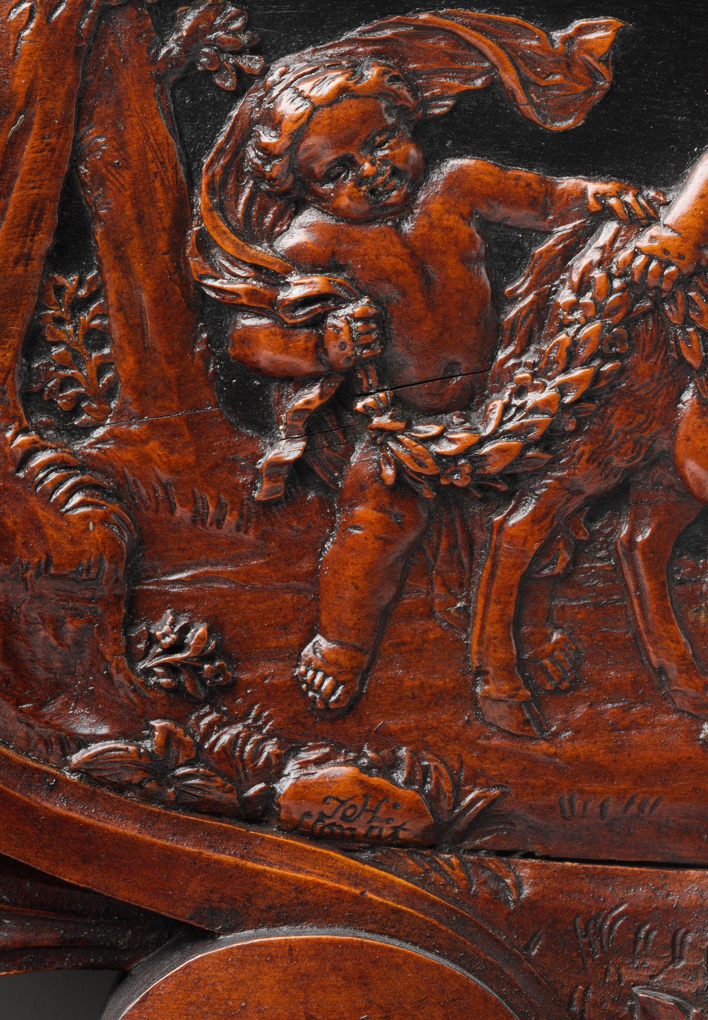 Johannes Hannart (or Jan Hanat) - Mirror - Dutch - The