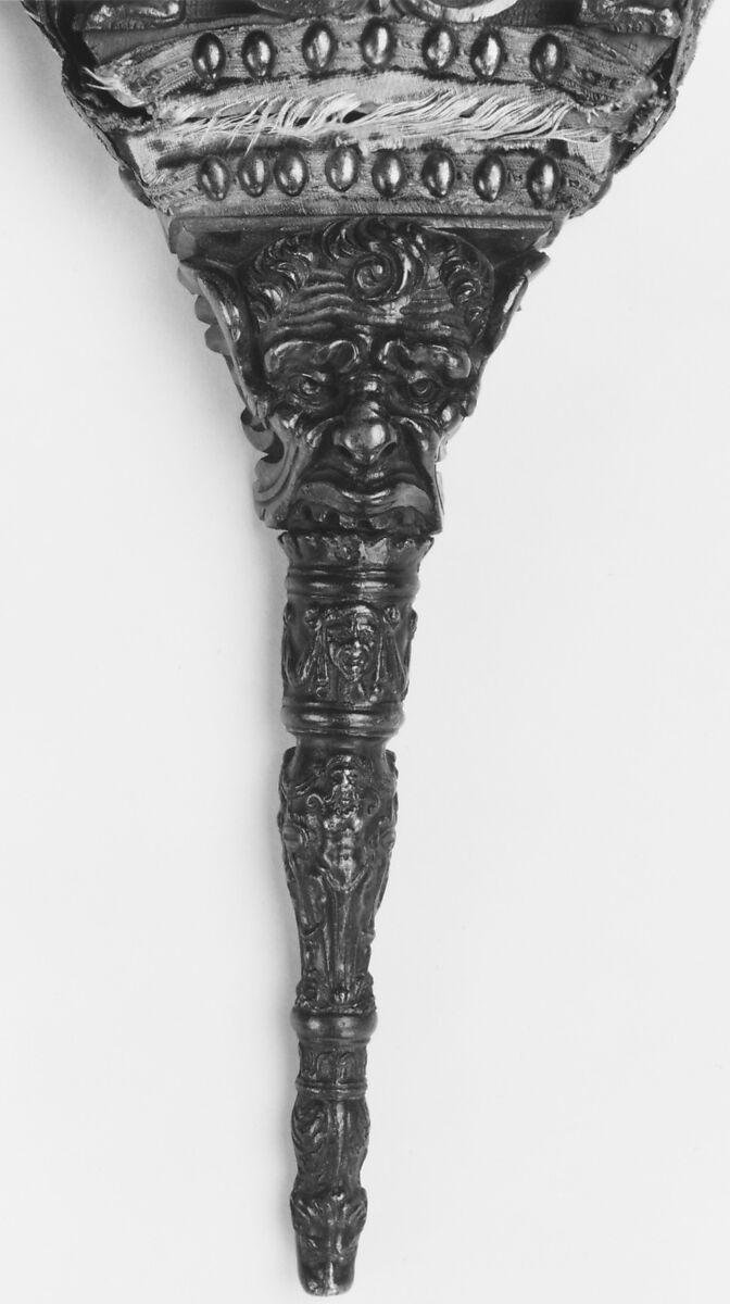 Bellows, Walnut, bronze, French with Italian nozzle