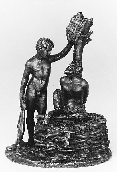 Apollo and Marsyas, Manner of Andrea Briosco, called Riccio (Italian, Trent 1470–1532 Padua), Bronze, Italian, Padua