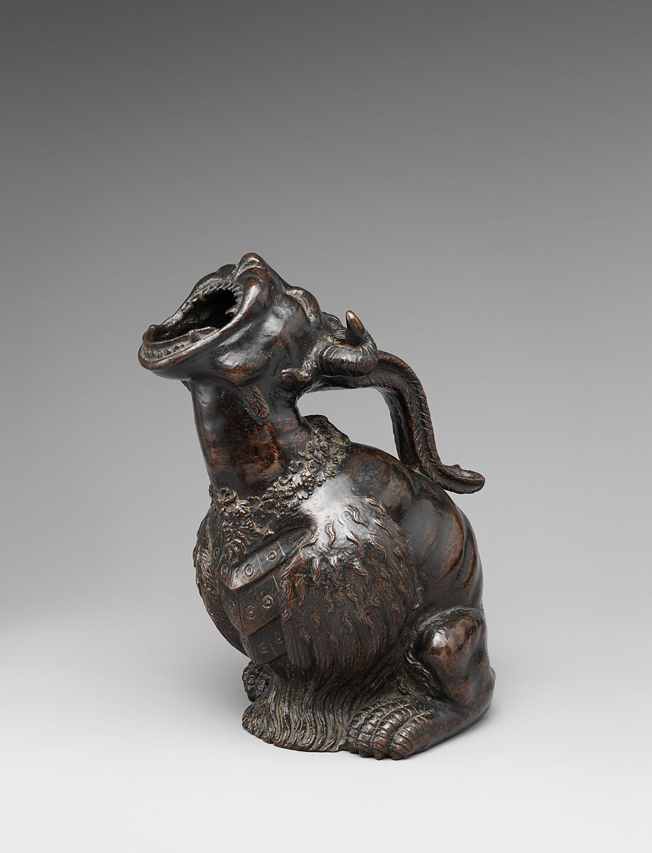 Ewer in the shape of a chimera, Bronze, Italian, Venice or Padua 