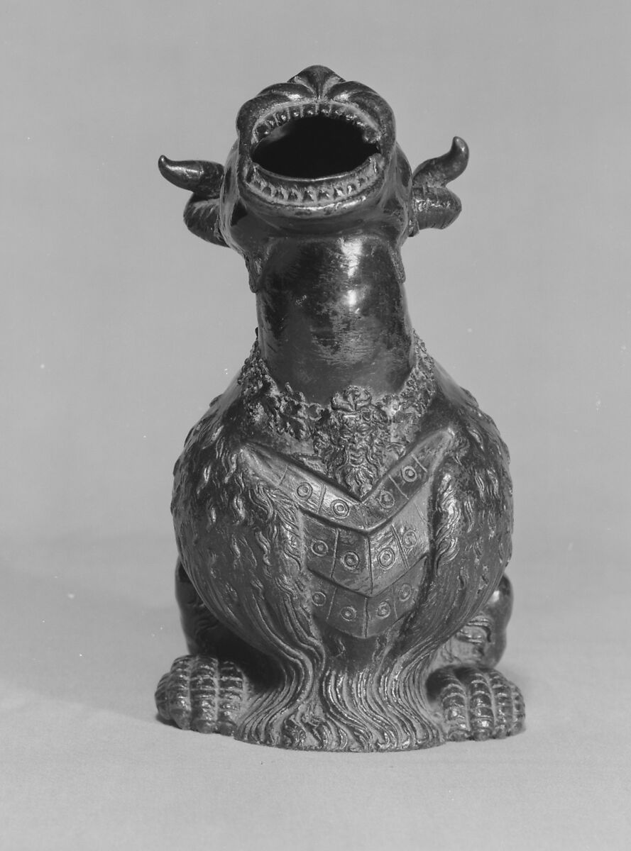 Ewer in the shape of a chimera, Bronze, Italian, Venice or Padua
