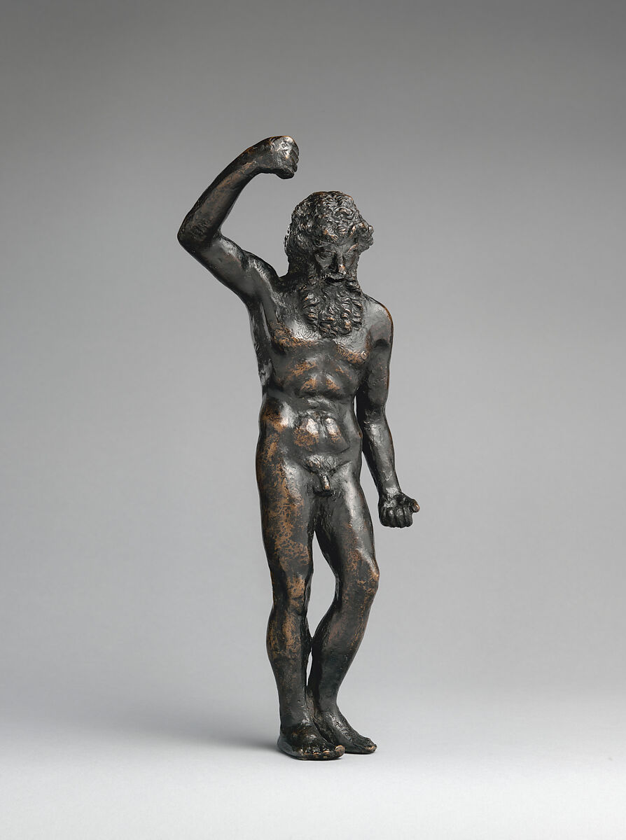 Neptune, Severo Calzetta da Ravenna (Italian, active by 1496, died before 1543), Bronze, Italian, possibly Ravenna 