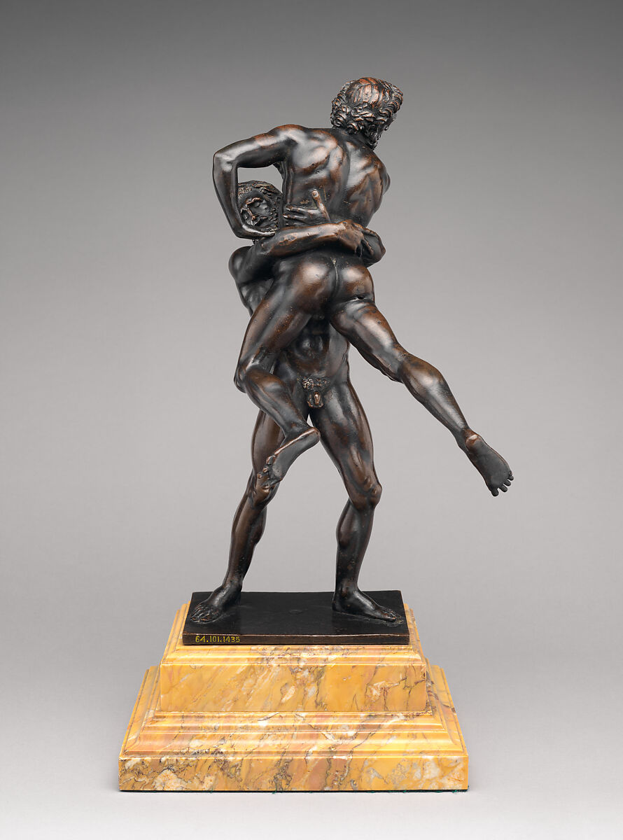 Hercules and Antaeus, Bronze, Northern Italian