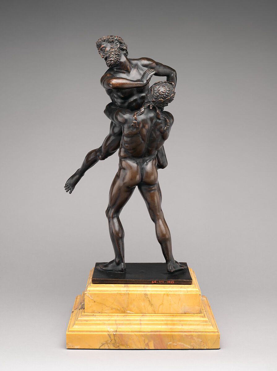 Hercules and Antaeus, Bronze, Northern Italian