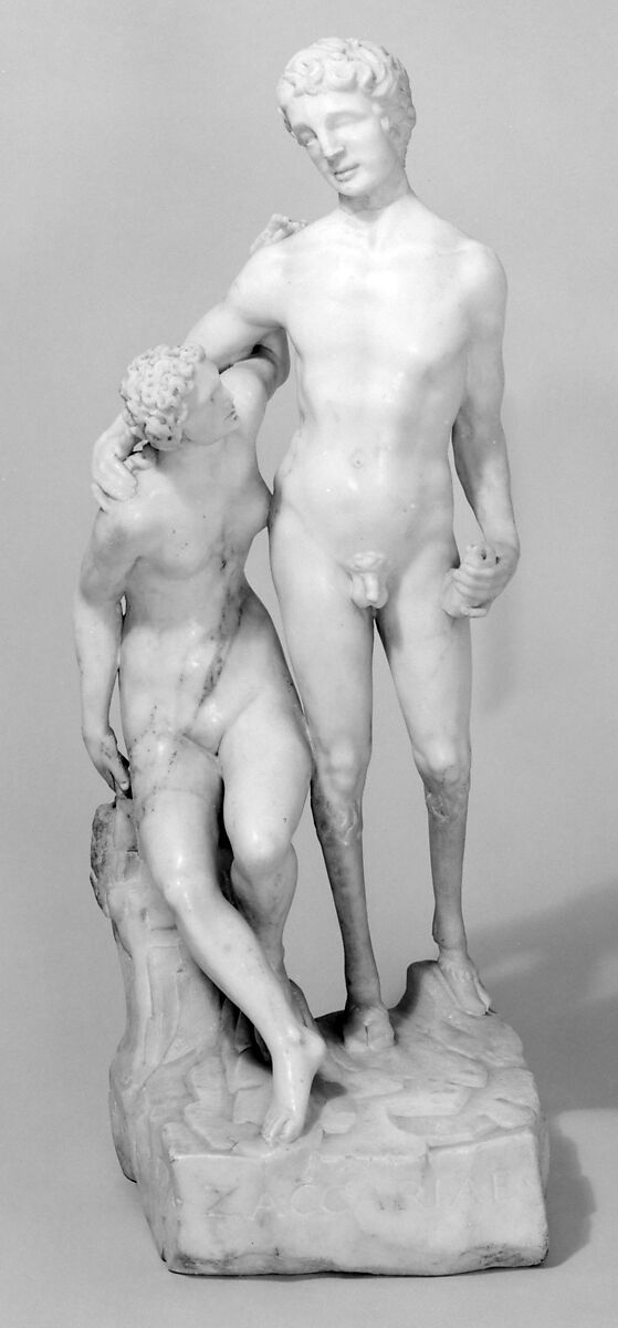 Nymph and satyr, Zaccaria Zacchi  Italian, Marble, Italian, Tuscany