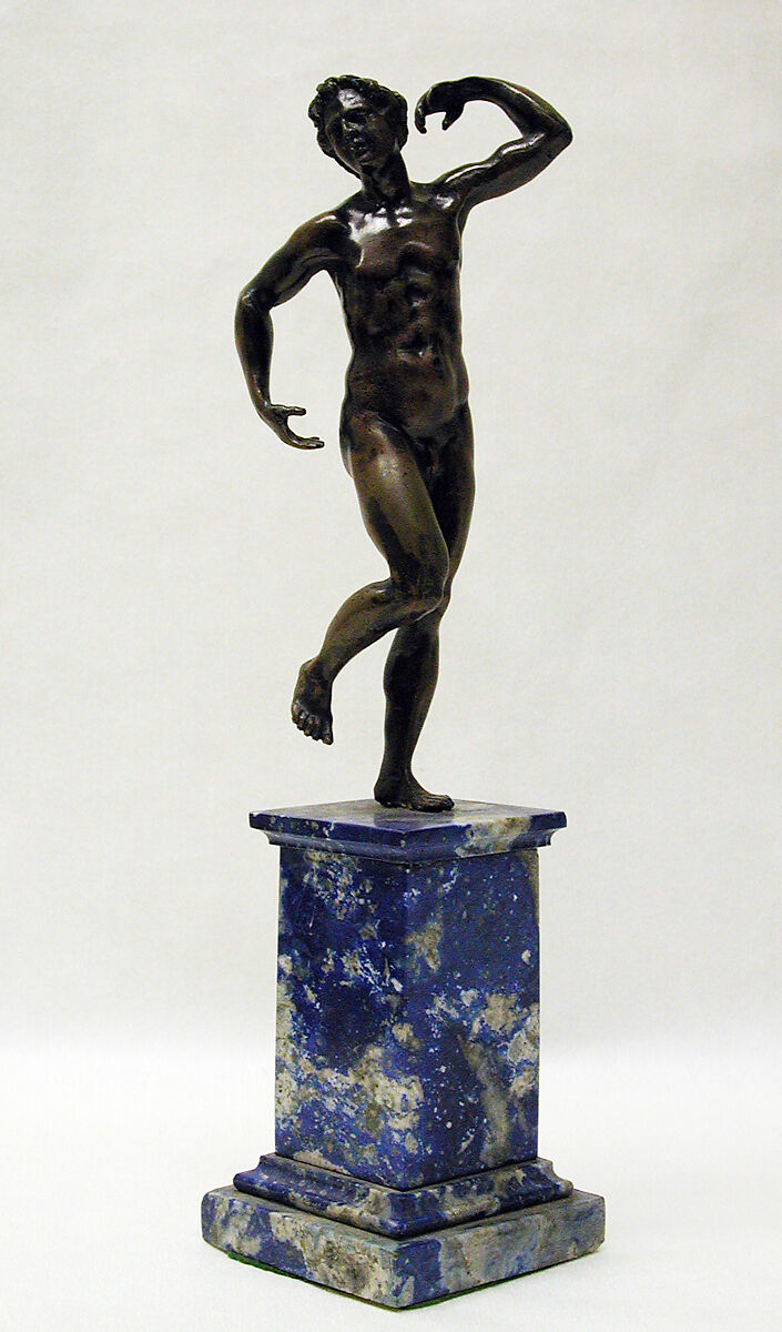 Standing Nude Male, Bronze, possibly Italian
