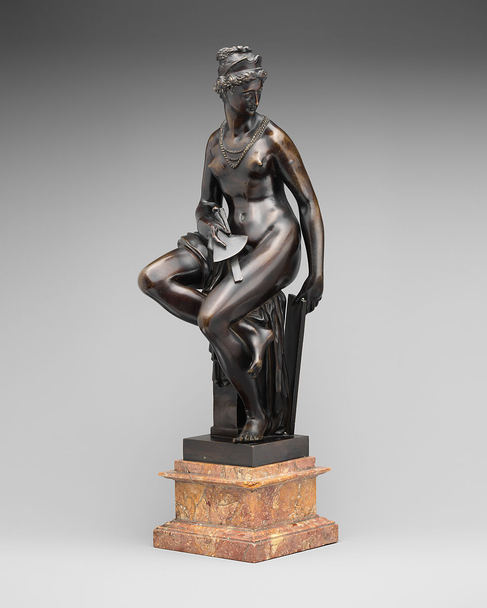 Nude female, After a model by Giambologna (Netherlandish, Douai 1529–1608 Florence), Bronze, Italian, Florence 