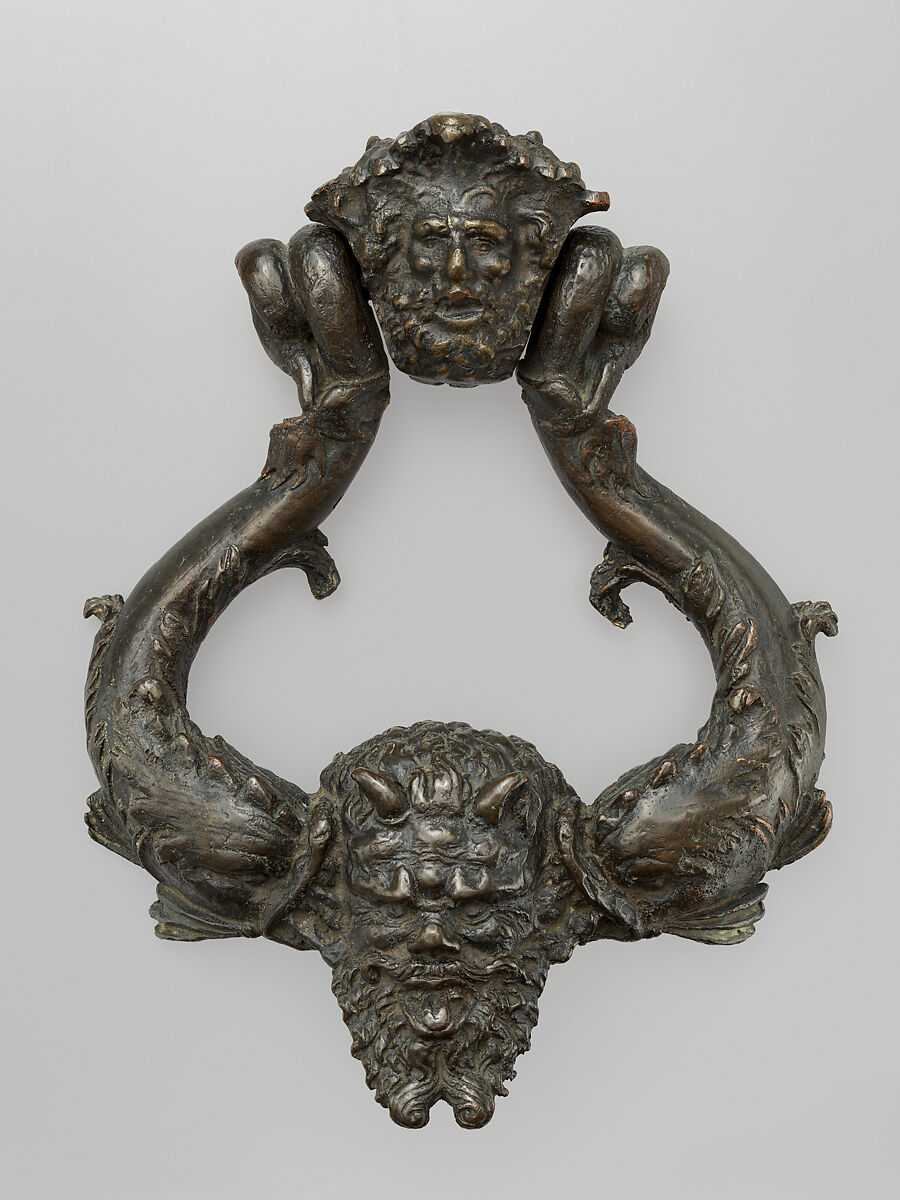 Door knocker, Bronze, Italian, Venice 