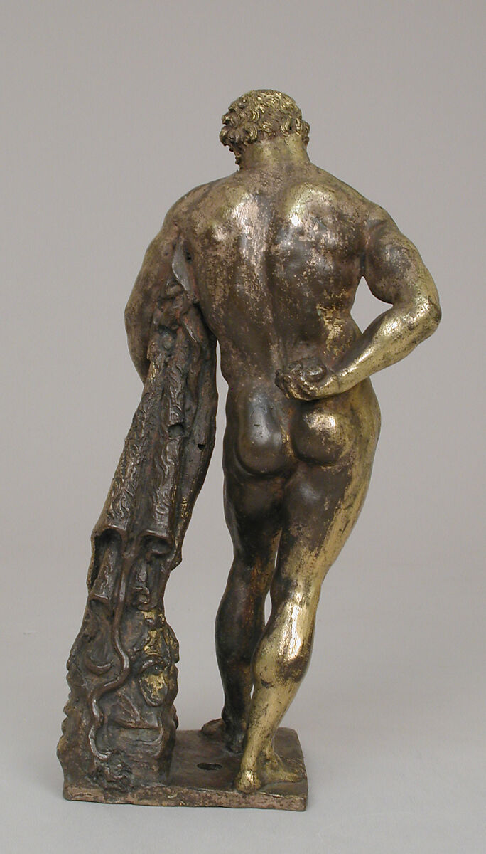 Farnese Hercules, After a model by Pietro da Barga (Italian, Florence, active 1574–88), Bronze, Italian, Florence