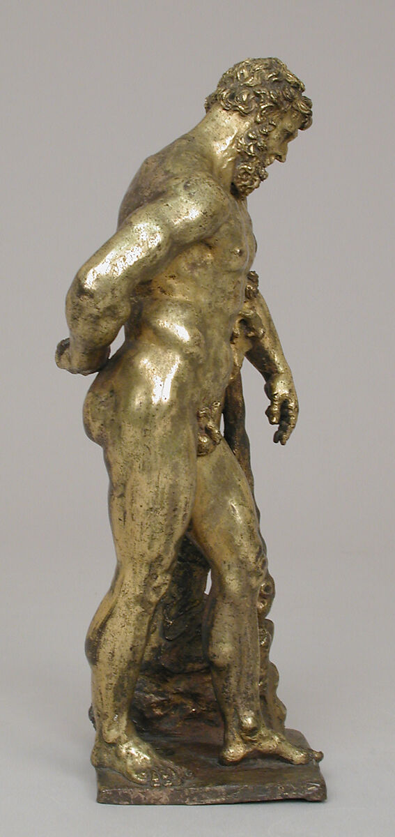Farnese Hercules, After a model by Pietro da Barga (Italian, Florence, active 1574–88), Bronze, Italian, Florence
