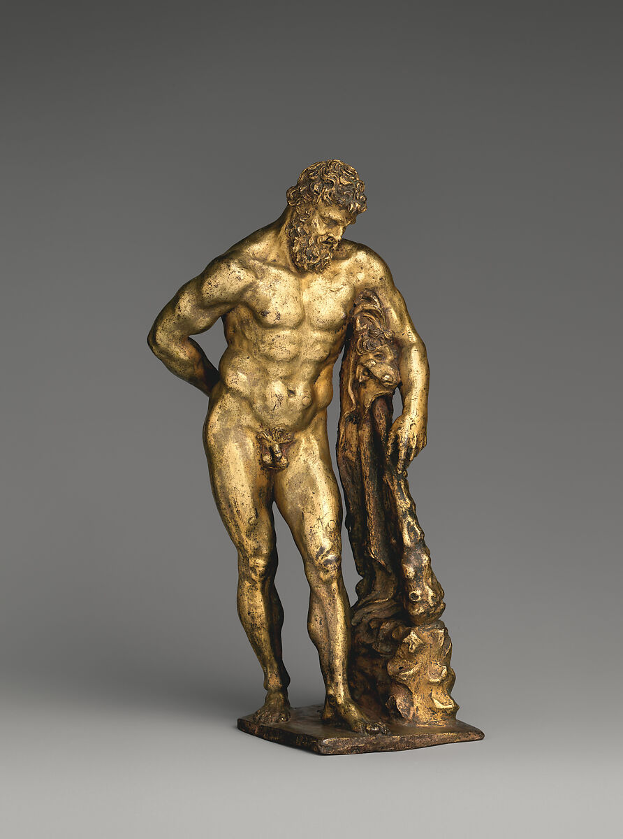 Farnese Hercules, After a model by Pietro da Barga (Italian, Florence, active 1574–88), Bronze, Italian, Florence 