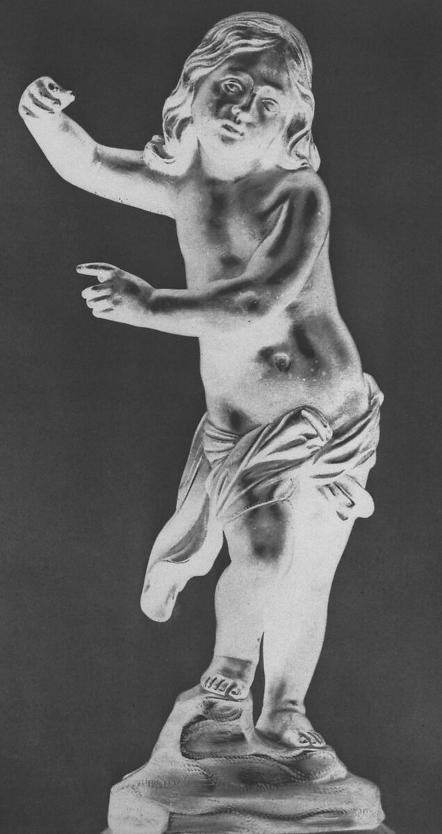 Standing Child (Possibly a Young St. John the Baptist), Ferdinando Tacca (Italian, Florence 1619–1686 Florence), Bronze, Italian, Florence