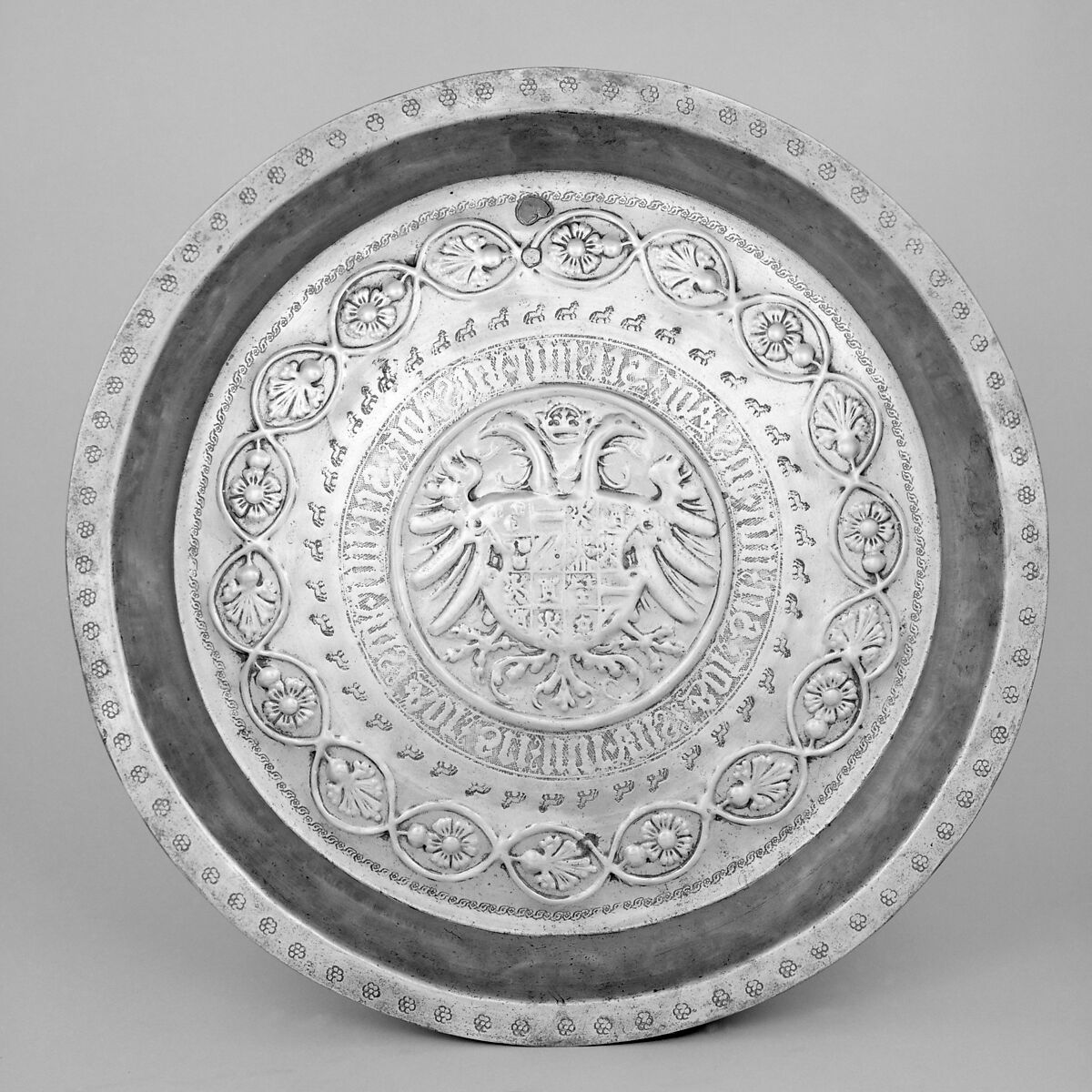 Plate, Dinanderie, German, Nuremberg 