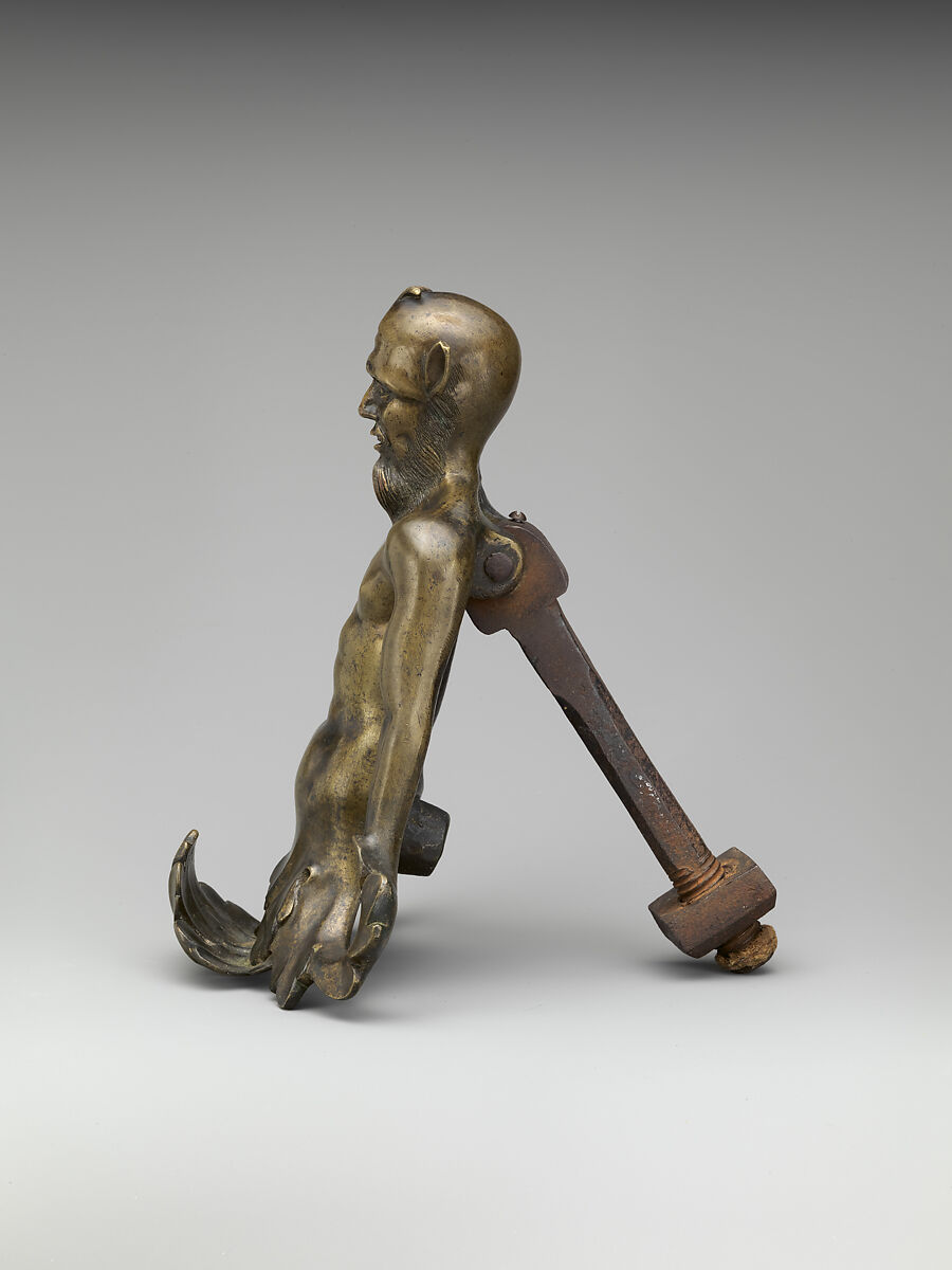 Door knocker, Brass, German