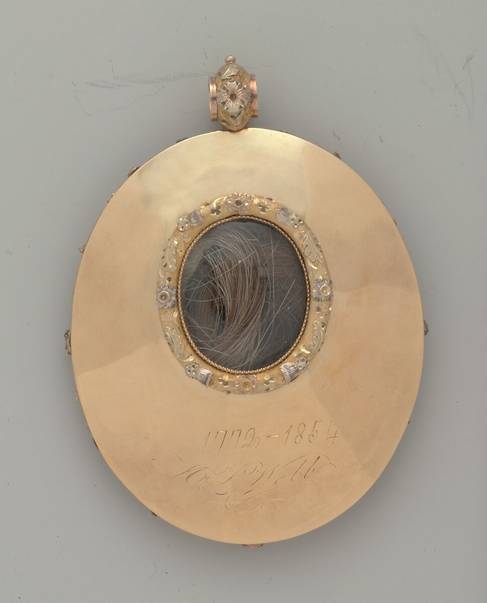 M.T. Webb, Unknown Artist, Watercolor on ivory, American