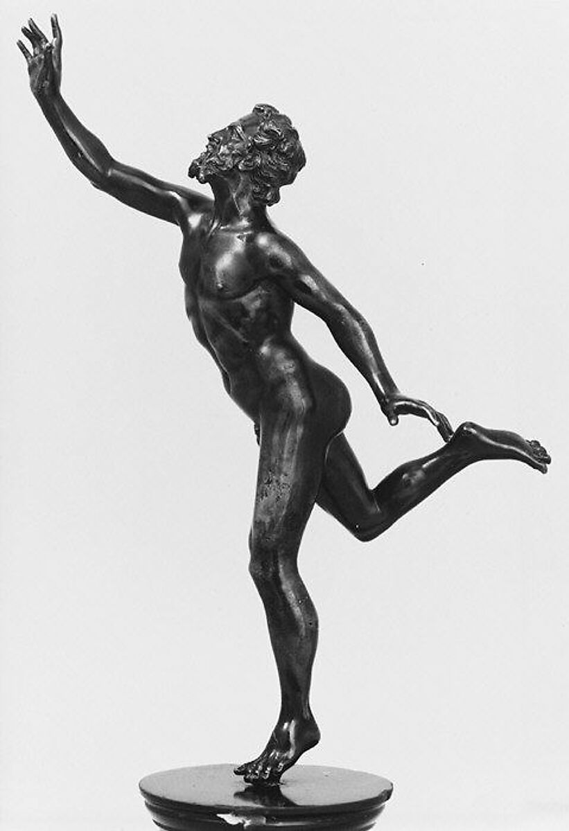 Nude male runner