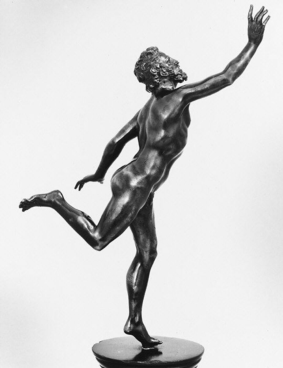 Nude Male Runner, Bronze, European