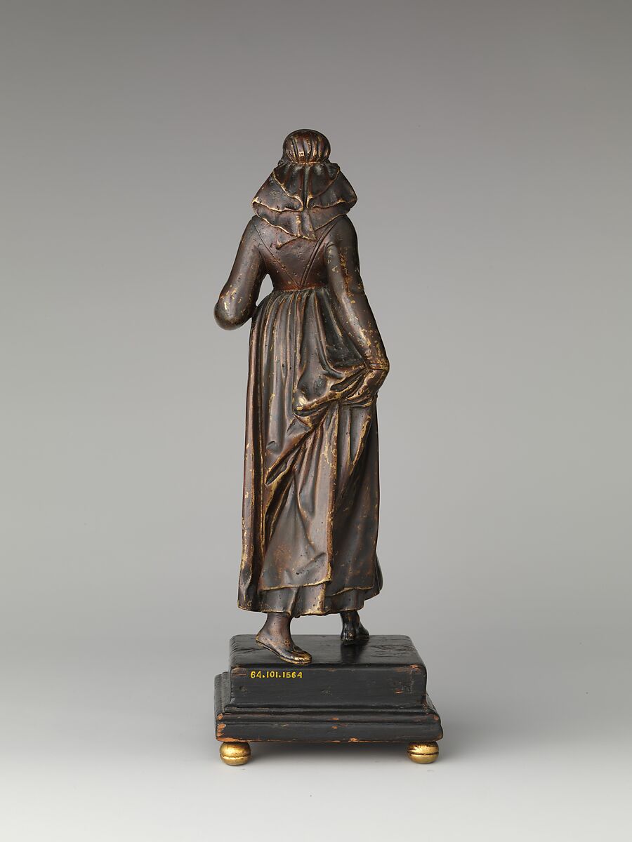 Maiden, Barthélemy Prieur (French, Berzieux ca. 1536–1611 Paris), Bronze, French, possibly Sedan