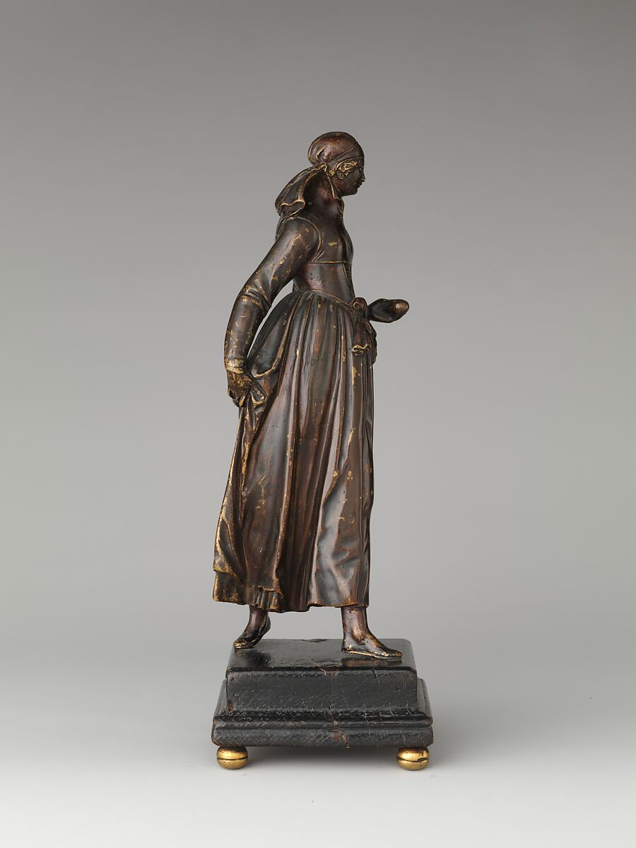 Maiden, Barthélemy Prieur (French, Berzieux ca. 1536–1611 Paris), Bronze, French, possibly Sedan
