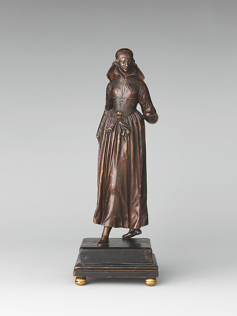 Maiden, Barthélemy Prieur (French, Berzieux ca. 1536–1611 Paris), Bronze, French, possibly Sedan