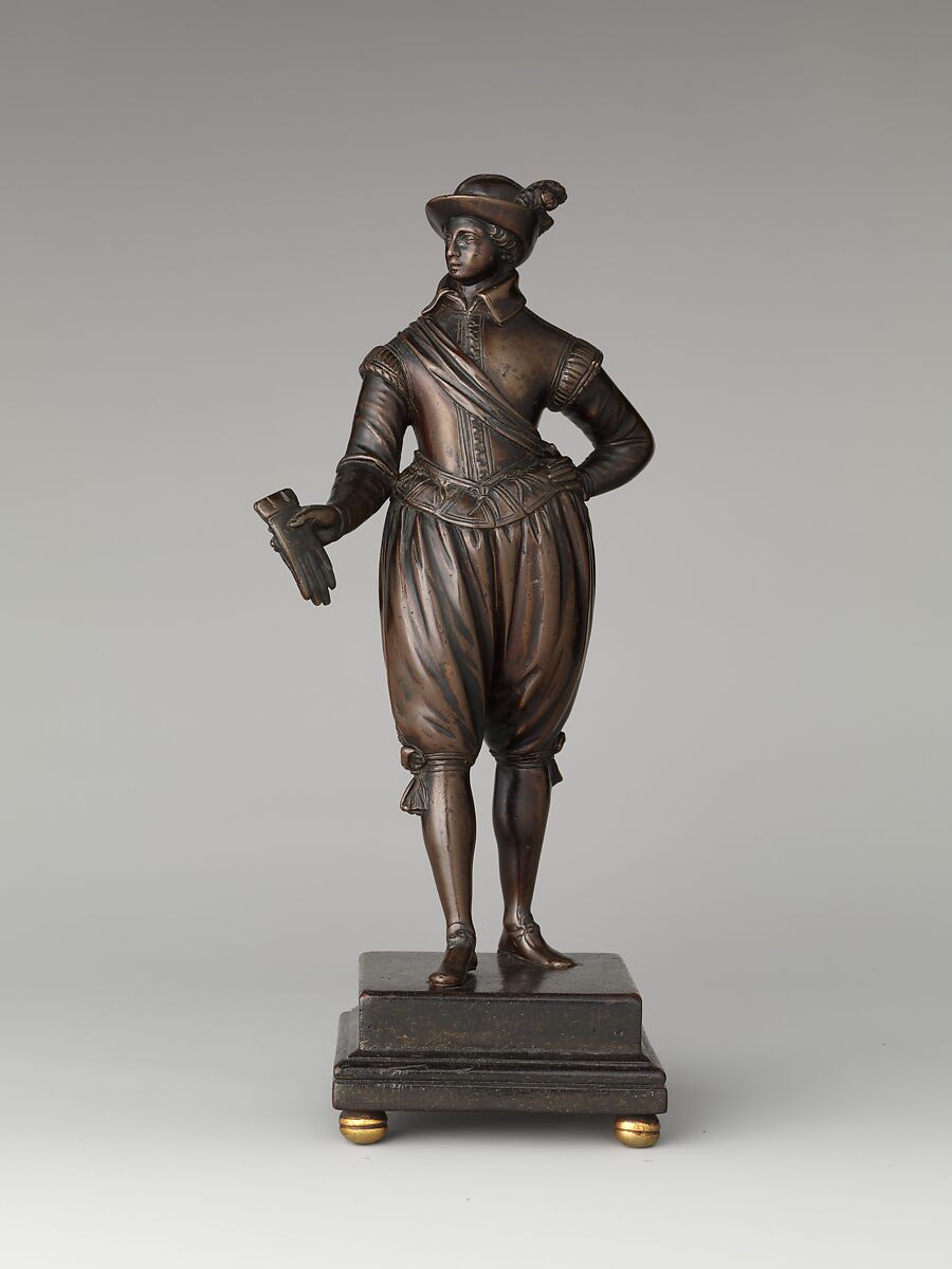 Cavalier, Barthélemy Prieur (French, Berzieux ca. 1536–1611 Paris), Bronze, French, possibly Sedan 