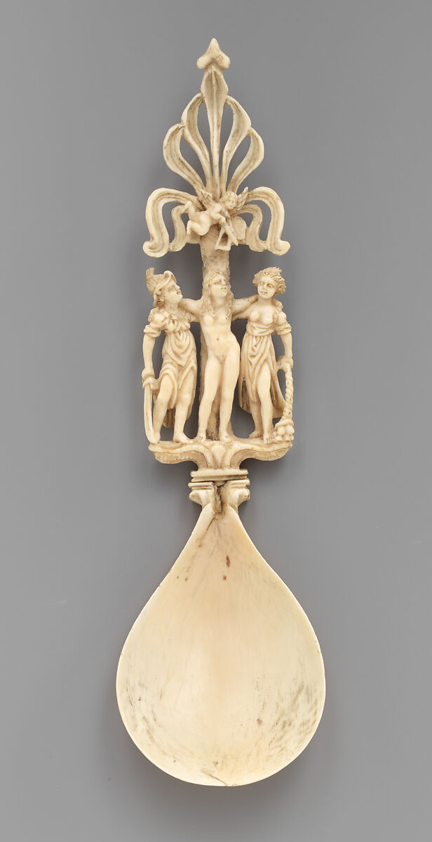The Three Goddesses from the Judgment of Paris, Ivory	, Flemish 