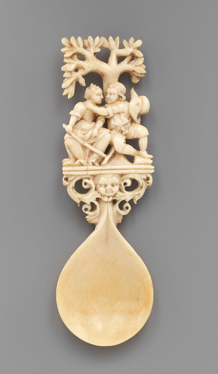 Peasant Lovers, Ivory	, Flemish 