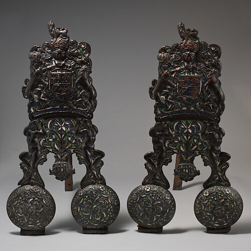 Pair of andirons