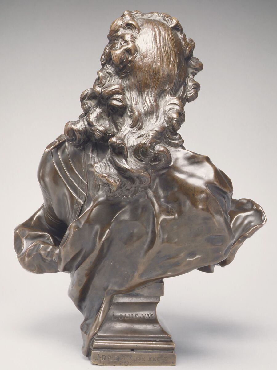 Louis XV, After Jean-Baptiste Lemoyne the Younger (French, Paris 1704–1778 Paris), Bronze, French