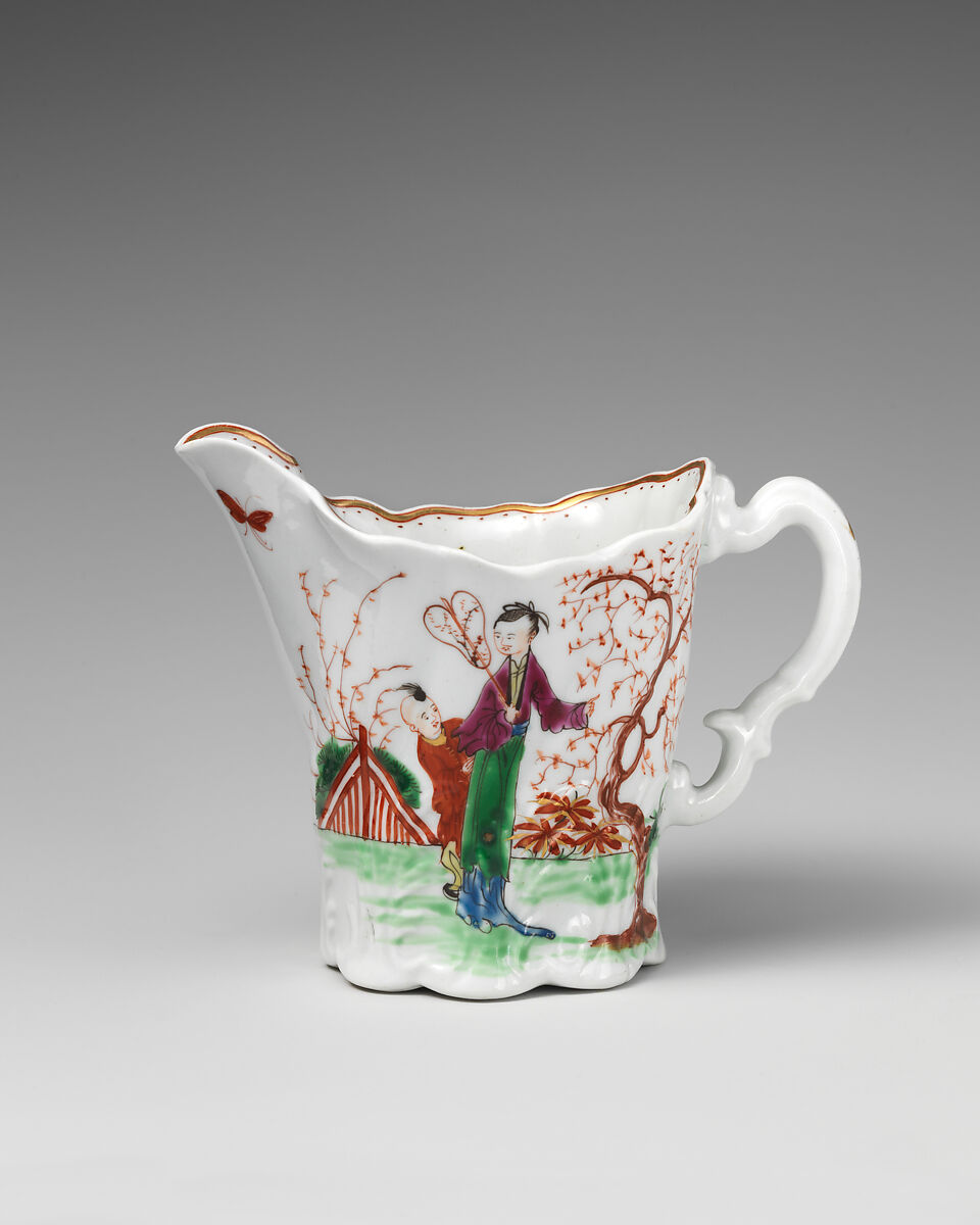 Jug, Worcester factory (British, 1751–2008), Soft-paste porcelain, British, Worcester 