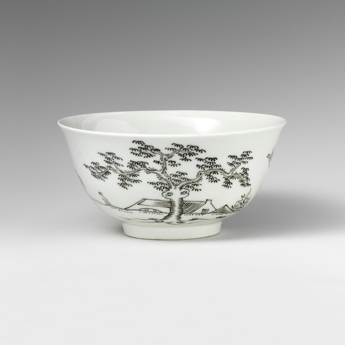 Bowl, Soft-paste porcelain, British