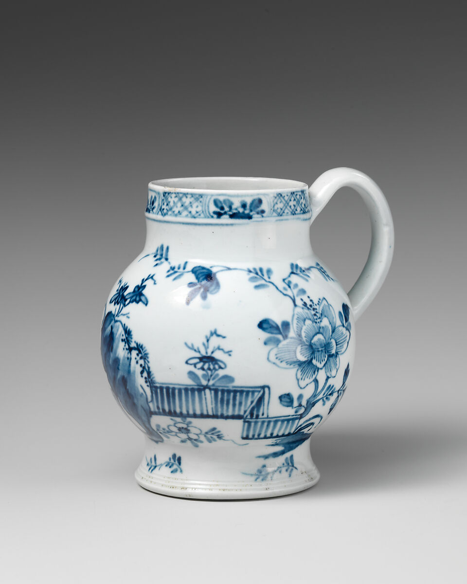 Mug, Soft-paste porcelain, British 