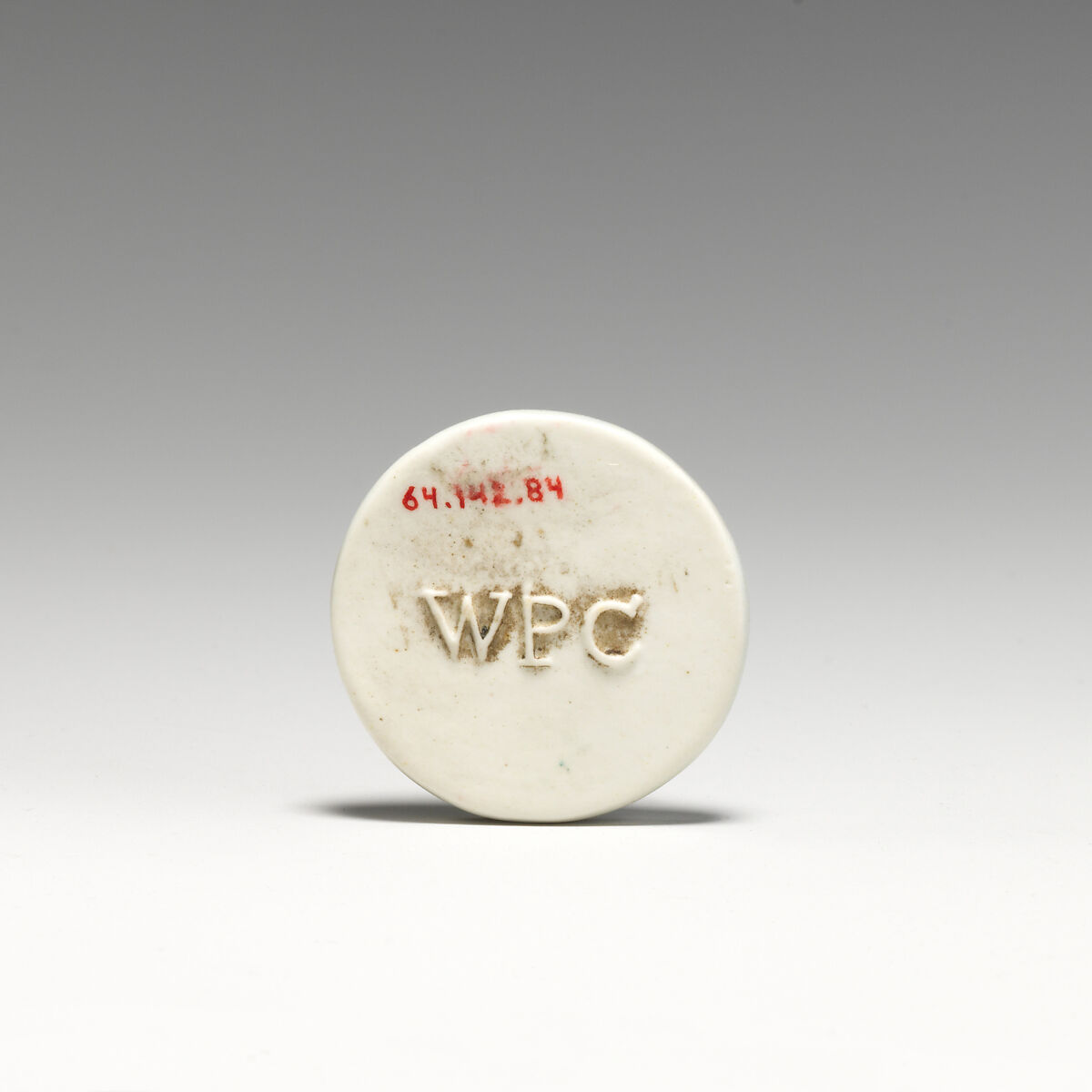 Token money, Worcester factory (British, 1751–2008), Soft-paste porcelain, British, Worcester