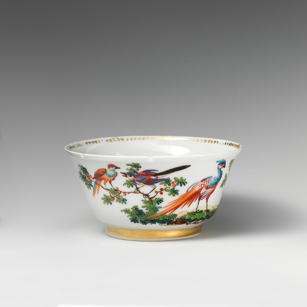 Bowl, James Giles (British, 1718–1780), Soft-paste porcelain, British 