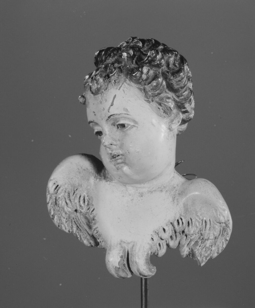 Putto, Polychromed terracotta, Italian, Naples
