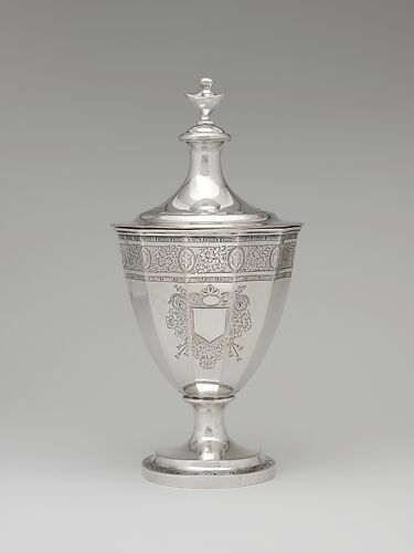 Sugar urn with cover