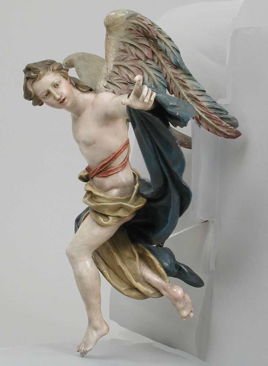 Angel: Saint Michael, Francesco Celebrano  Italian, Polychromed terracotta, Italian, Naples