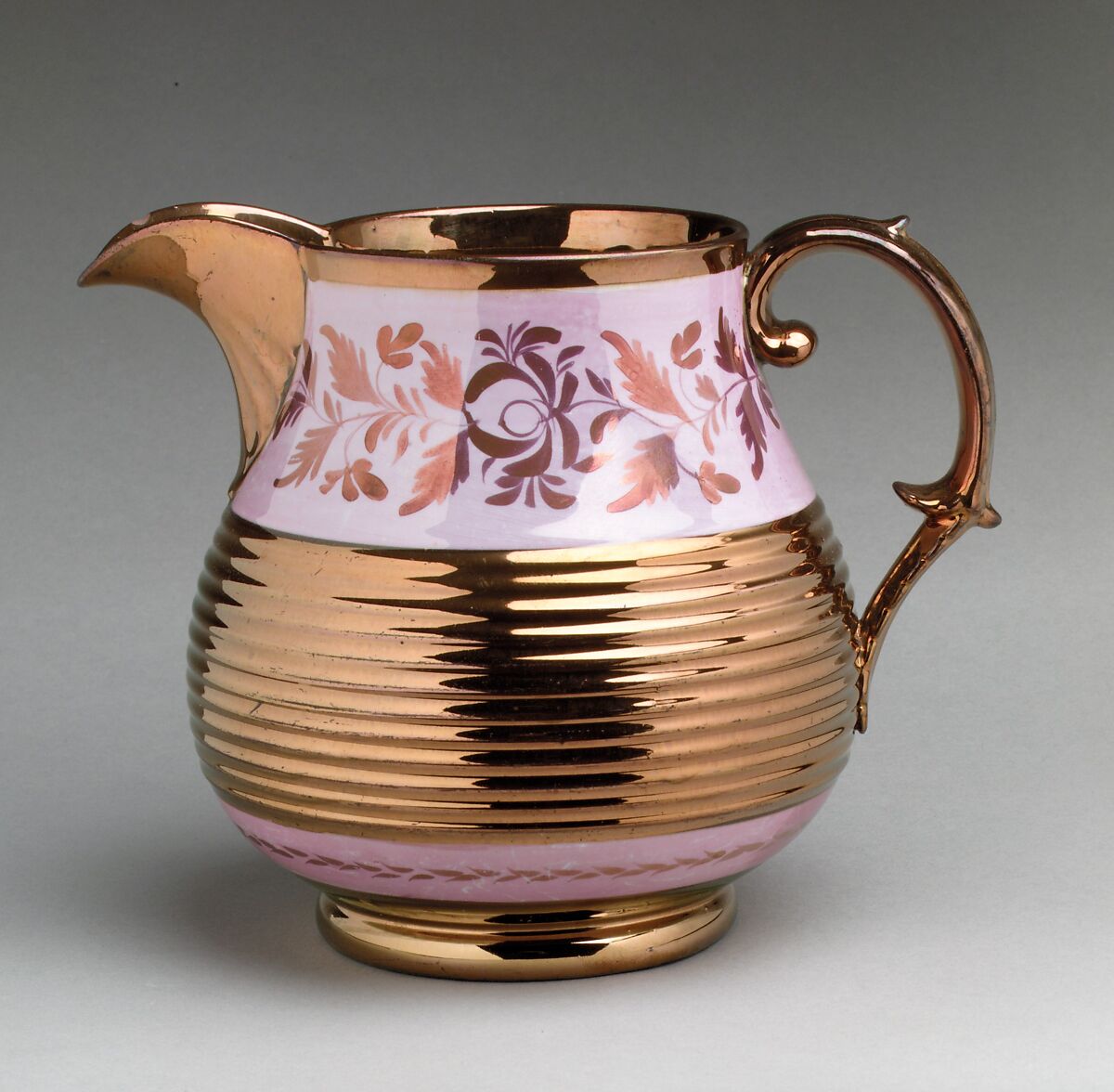Jug, Lustreware, British 